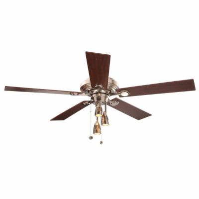 Irondale 52 in. Brushed Nickel Ceiling Fan